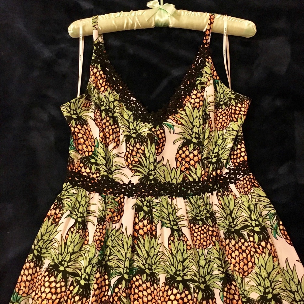 Nikibiki pineapple print maxi dress
